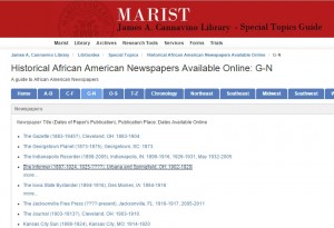 Black Newspapers Online